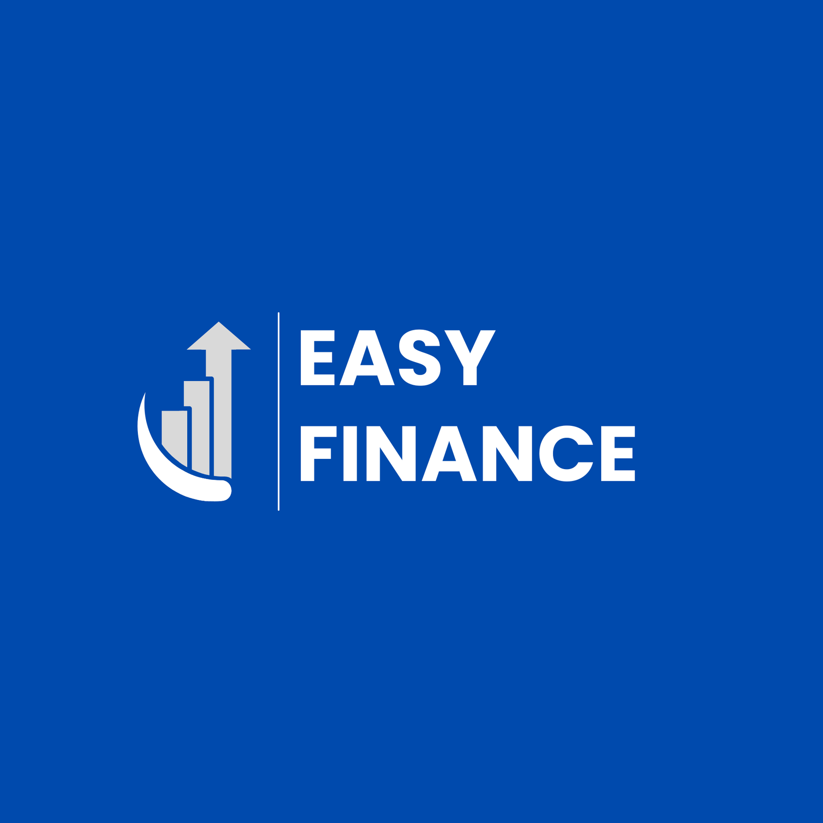 black modern finance logo